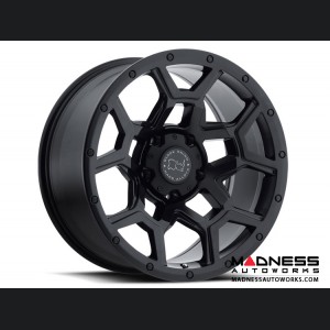 Jeep Custom Wheels (1) - Black Rhino - 17 x 9.5 - Overland - Matte Black